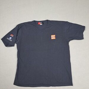 Vintage Oracle Shirt Mens Large Black Open‎ World Cotton USA Made Computer